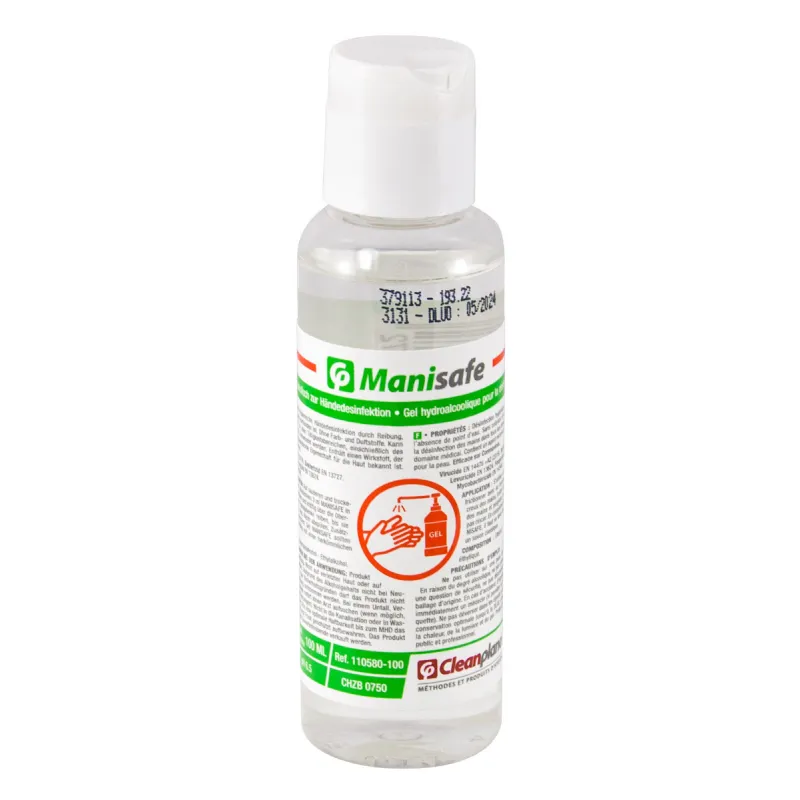 Désinfectant Hydroalcolique Mains en Gel de 100ml