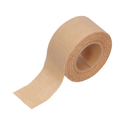 PLASTIPLAST Sparadrap textile chaire, 2,5cmx5m x 12 unités