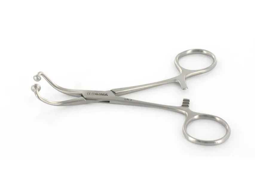 [26739] PINCE BACKHAUS ball and socket atraumatique pour les champs - 13 cm